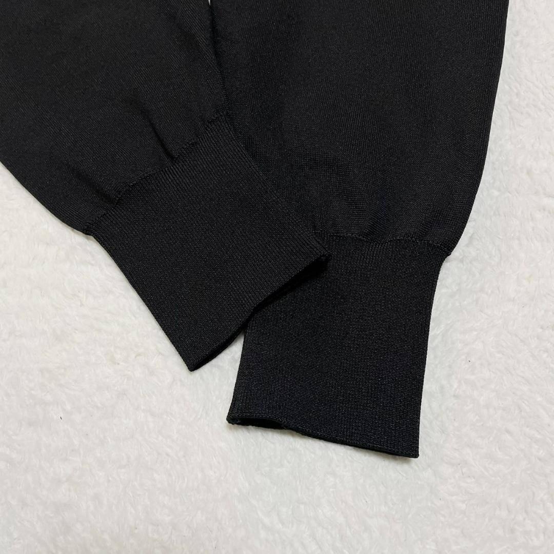 近年✨美品 レオナール モノグラム切替ニット ロゴ バイカラー 手洗い◎ XL — image 3