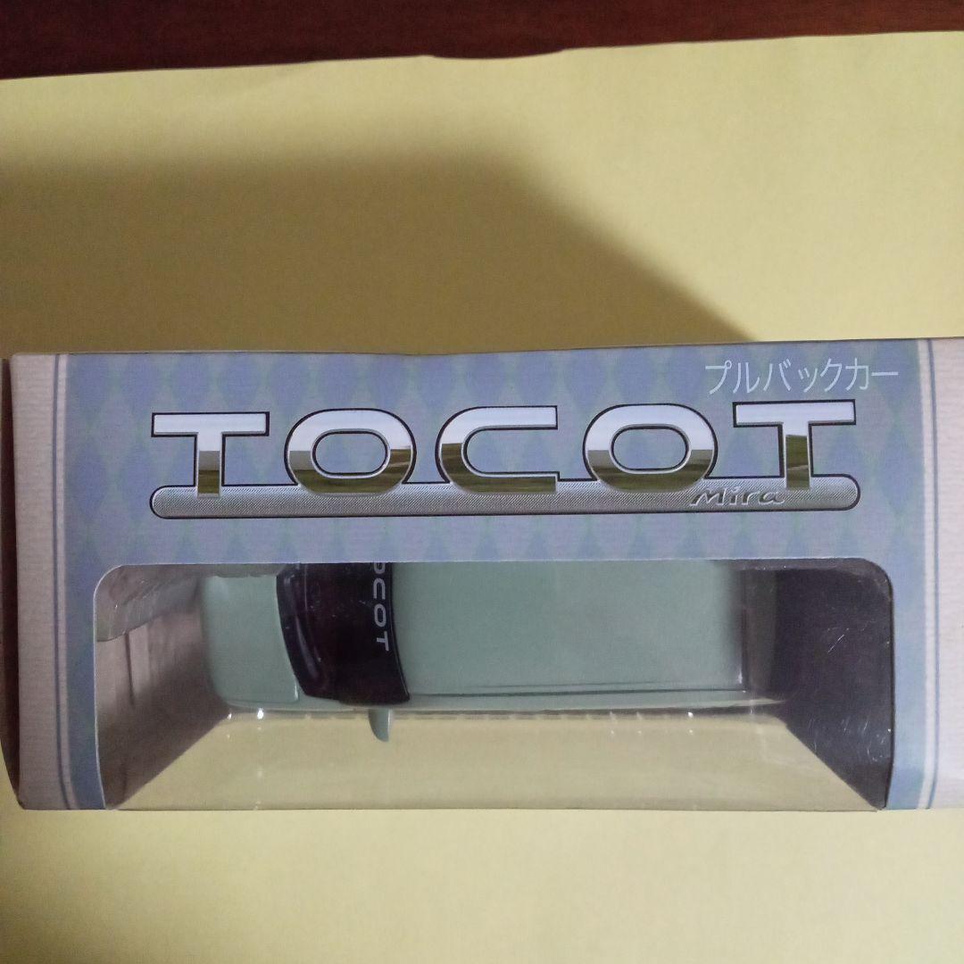 DAIHATSU Mira TOCOT 緑色 プルバックカー ミニカー 非売品 — image 2