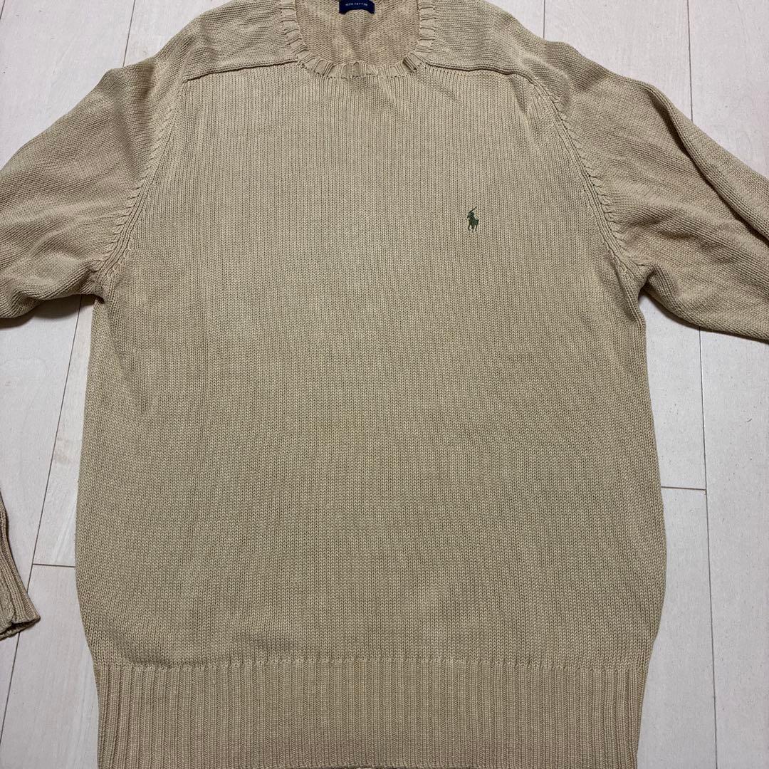値下げ！Polo by Ralph Lauren コットンニット ベージュ — image 4