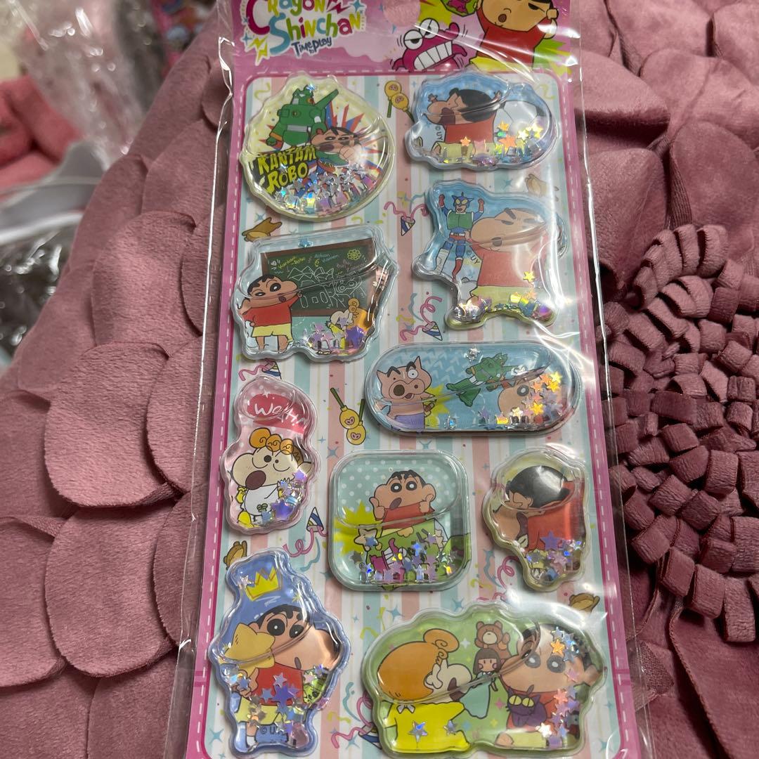 クレヨンしんちゃん中国限定！シャンル公式シャカシャカウォーターシール 3枚セット — image 2