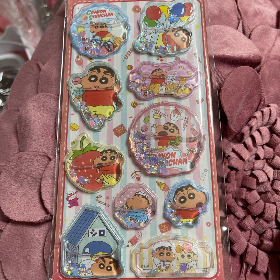 クレヨンしんちゃん中国限定！シャンル公式シャカシャカウォーターシール 3枚セット — image 4
