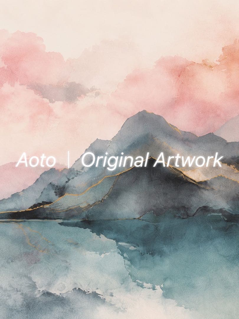 彩霞｜A4額装アート 3枚組 No.132 — image 3