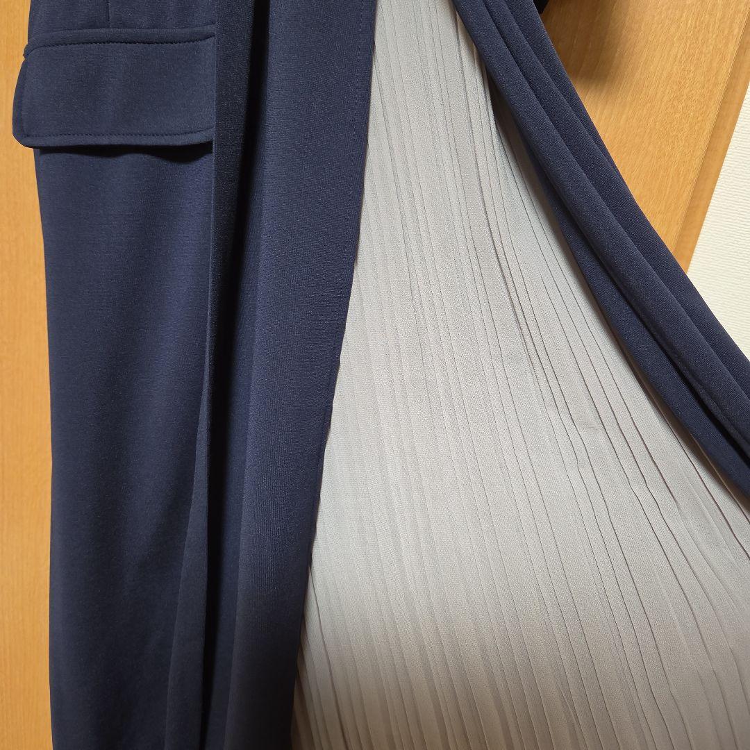 ネイビー　七分袖ワンピース 　M — image 5