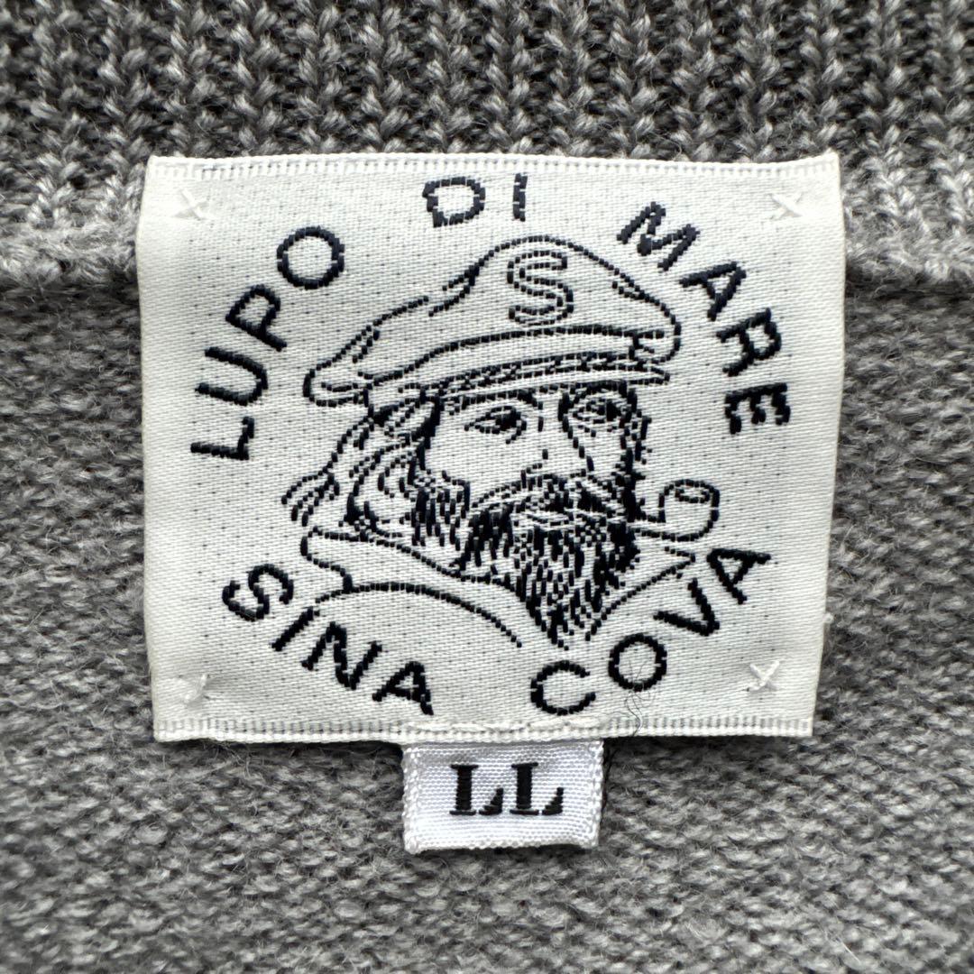 シナコバ SINA COVA ウール ニット セーター グレー LLサイズ — image 2