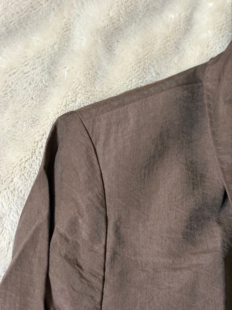 DELICE ブラウン ボタンシャツ — image 5