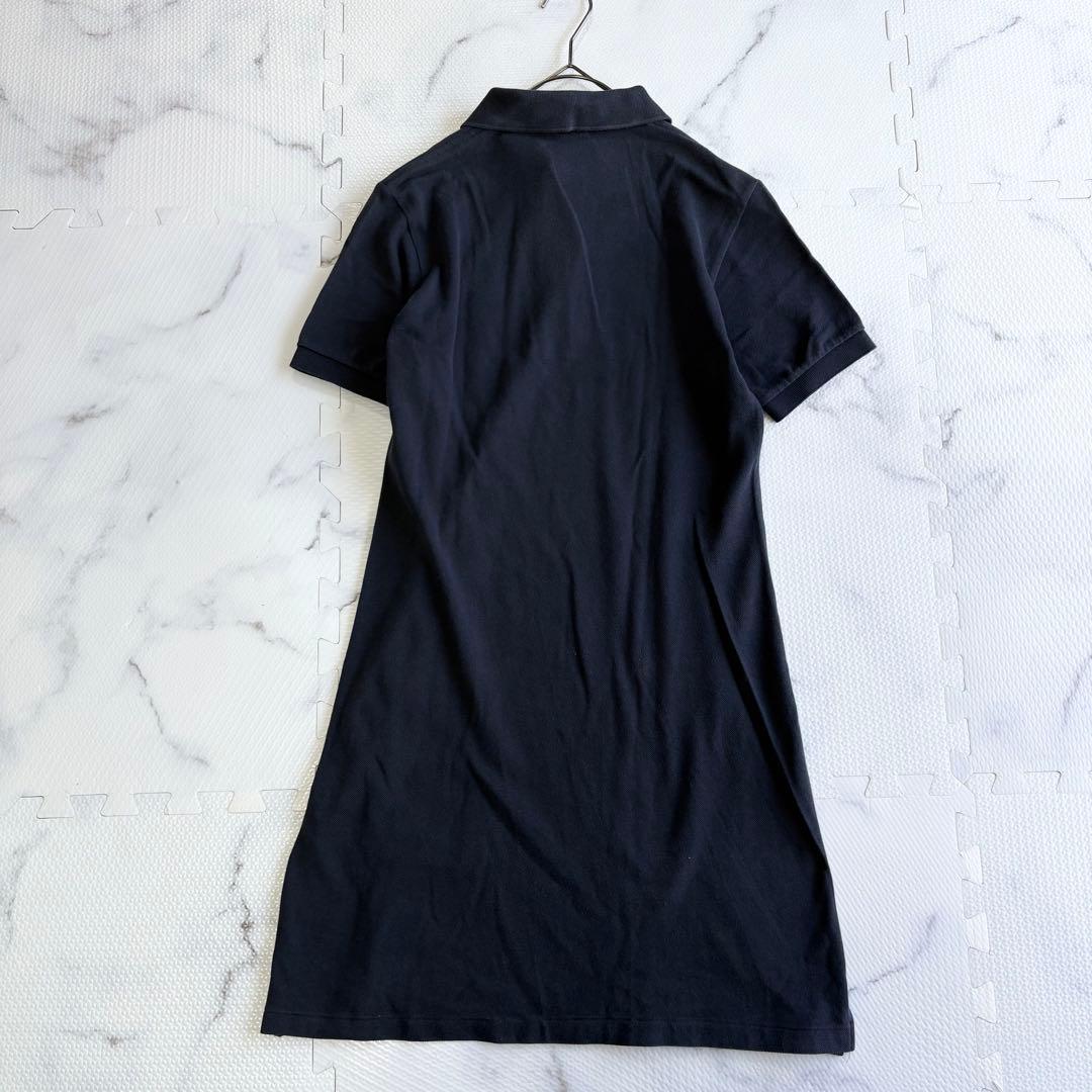 ✨大人気✨LACOSTEラコステ刺繍ロゴ ワンピース紺　L mr817 — image 2