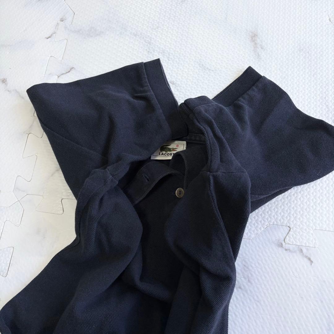 ✨大人気✨LACOSTEラコステ刺繍ロゴ ワンピース紺　L mr817 — image 3