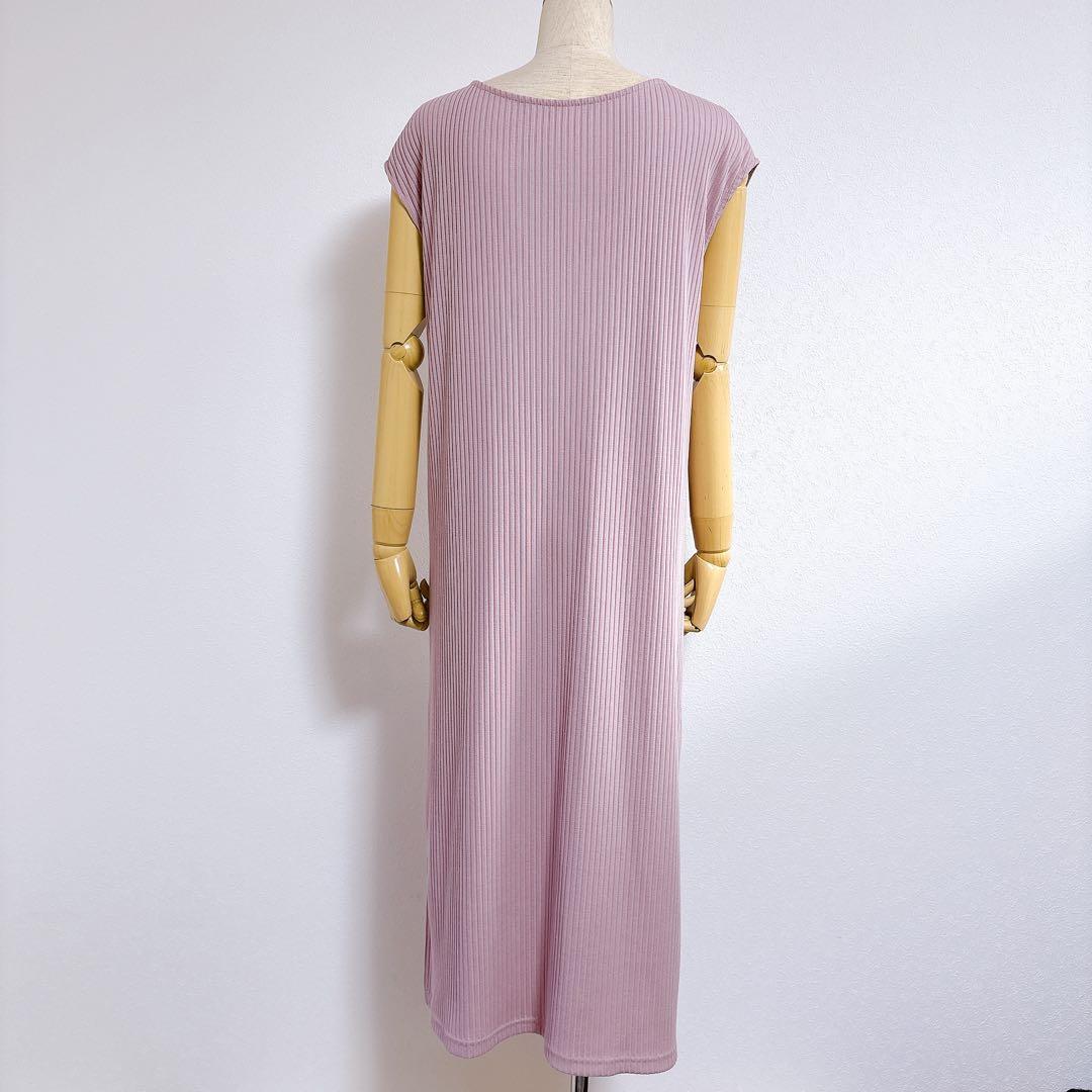 超美品 Rouge vif ルージュヴィフ ノースリーブ ロング ワンピース F — image 4