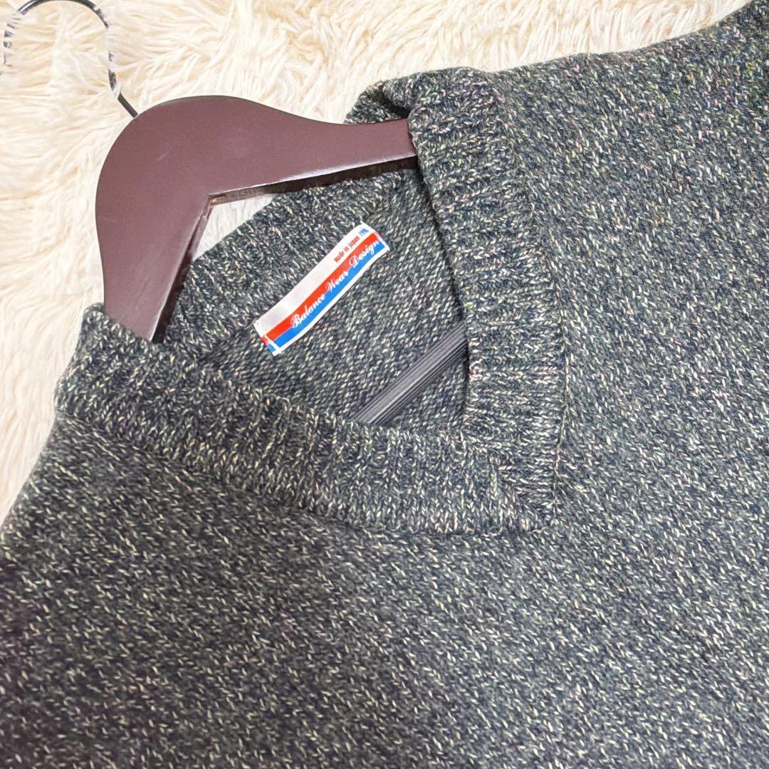 BalanceWearDesig セーター　ニット　ダークグリーン　訳あり — image 3