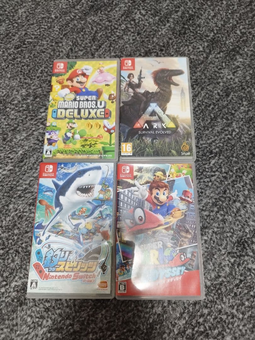 Nintendo Switchソフト 4本セットark.釣りスピリッツ.マリオ — image 2