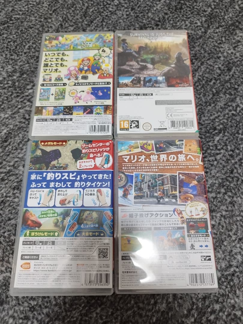 Nintendo Switchソフト 4本セットark.釣りスピリッツ.マリオ — image 3