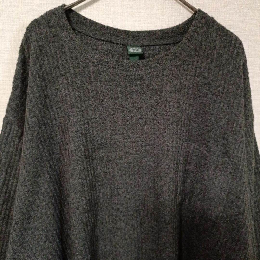 wild fable【XXL】ワッフル グレー 長袖 ゆったり カットソー — image 4
