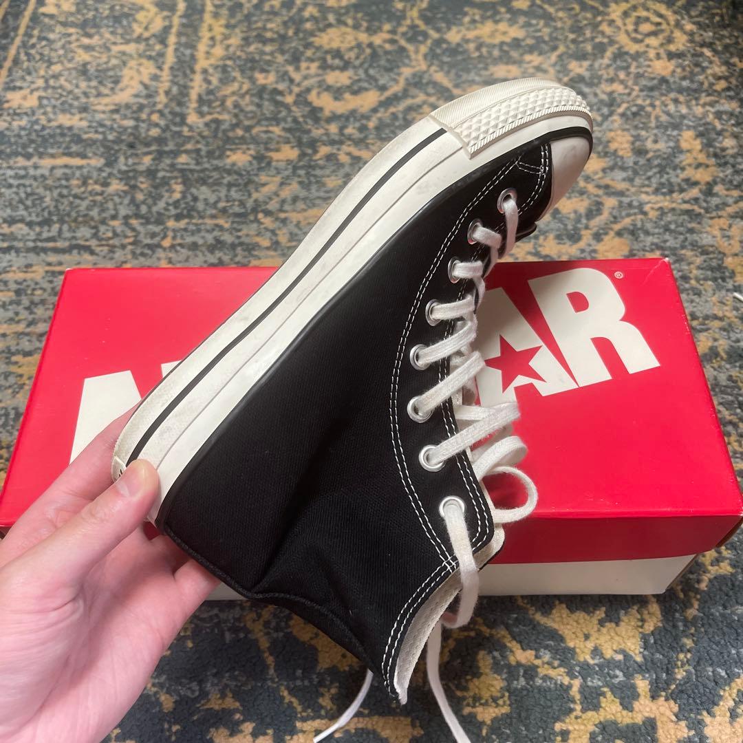 古着 CONVERSE コンバース MADE IN JAPAN スニーカー 黒 — image 4