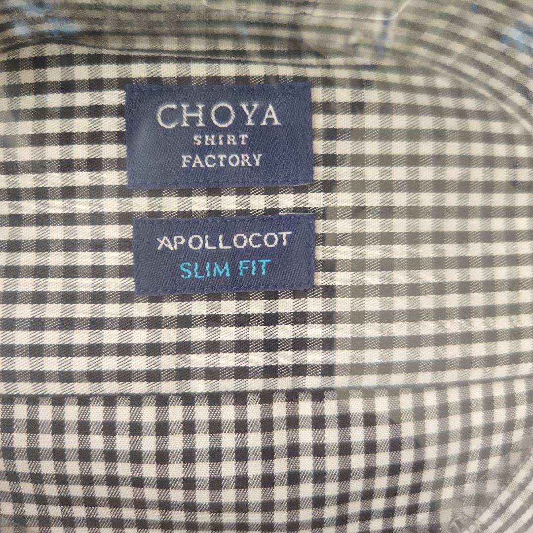 CHOYA APOLLOCOT スリムフィット チェックシャツ 40-80 — image 2
