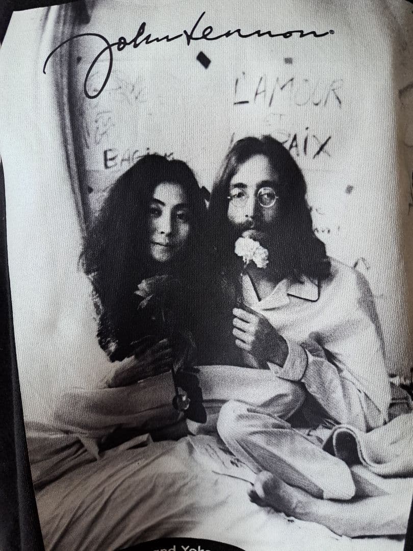 John Lennon & Yoko Ono フォトプリントTシャツ — image 2