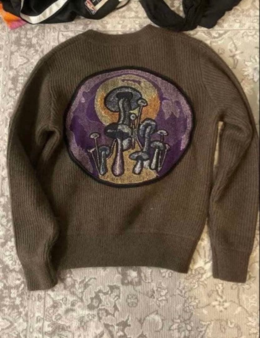 DRIES VAN NOTEN STUSSY コラボ　ニット　ワッペン　ドリス — image 2