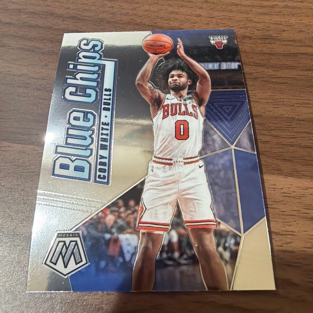 Coby White 2019-20 Panini Mosaic Card — image 2