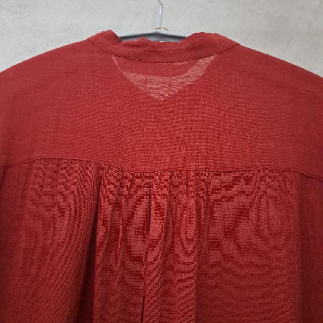 未使用ZARA スタンドカラー ロングシャツ ワンピマキシ — image 5