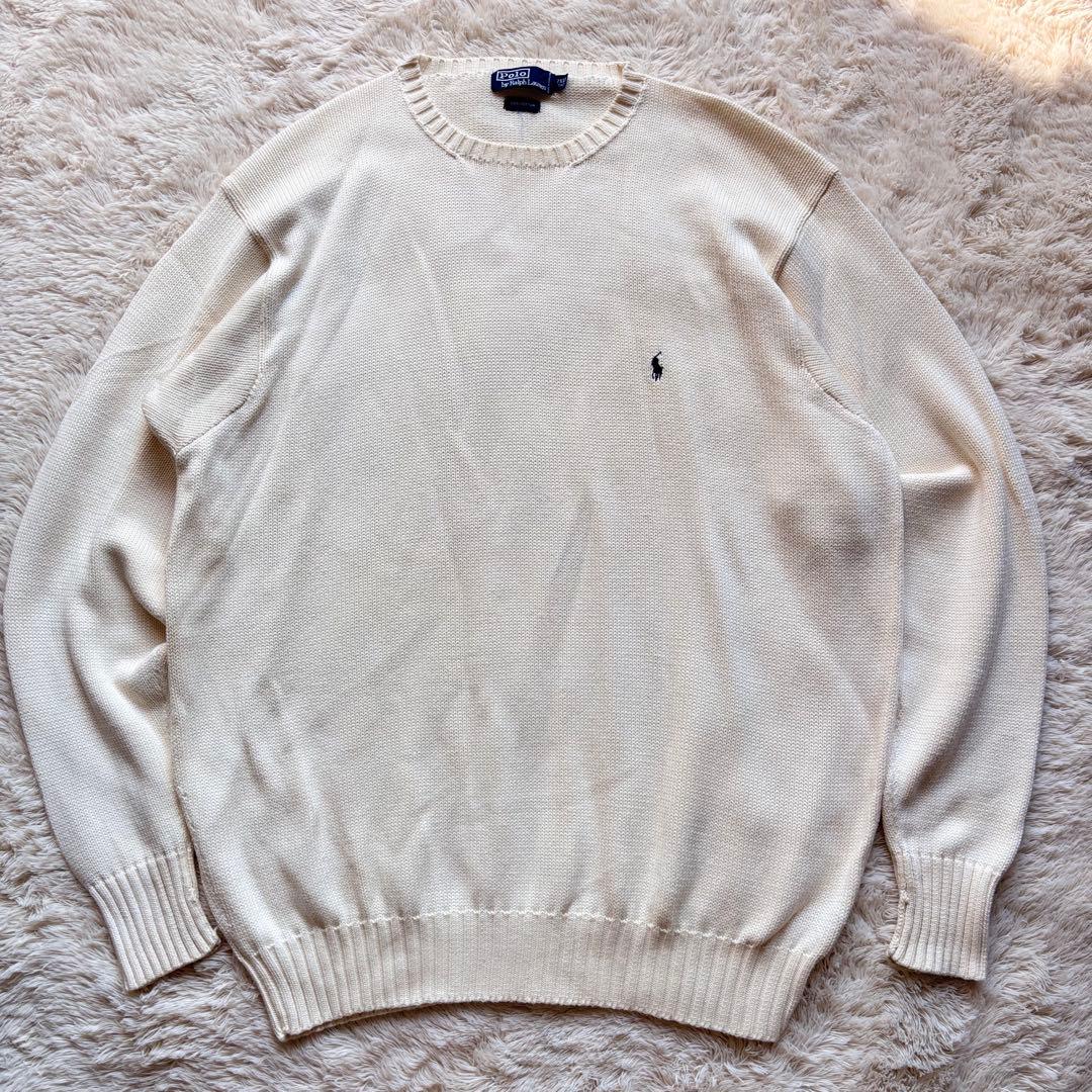 希少✨　PoloRalphLauren ラルフローレン コットン2XLT ニット — image 2