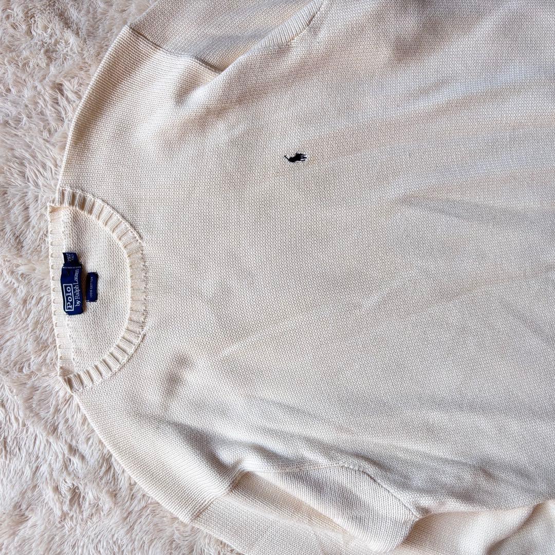 希少✨　PoloRalphLauren ラルフローレン コットン2XLT ニット — image 3