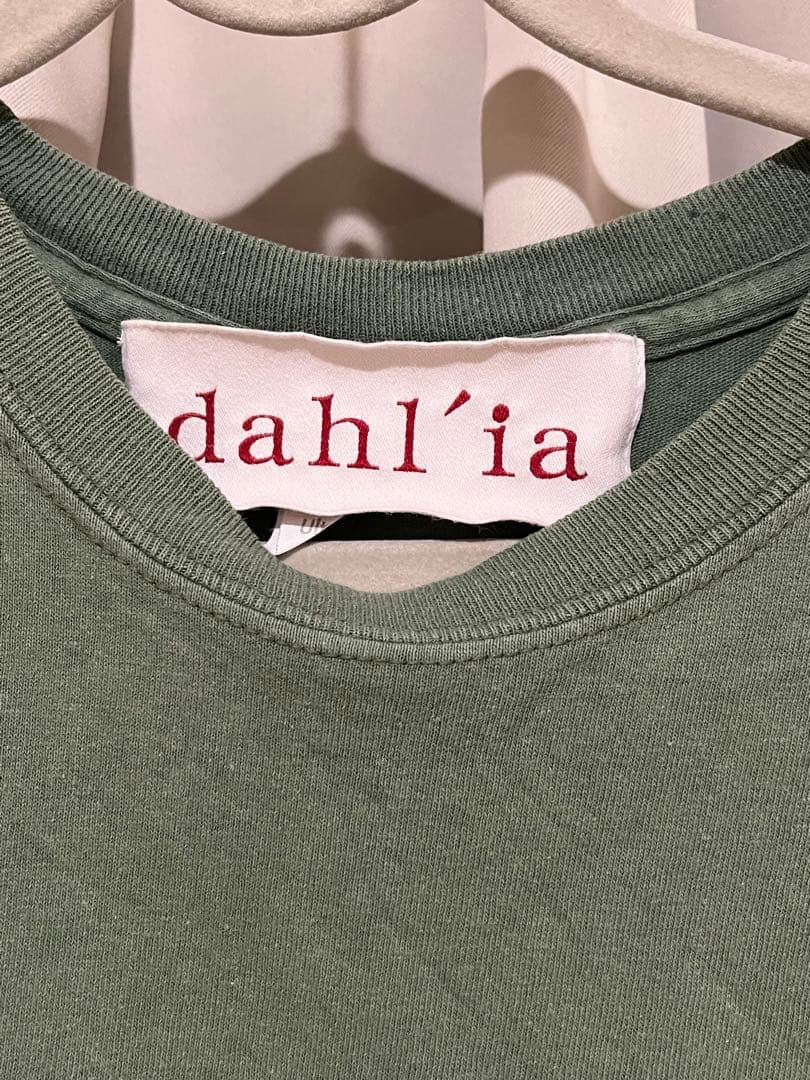 dahl'ia ダリア 長袖 カットソー 切り替え — image 3