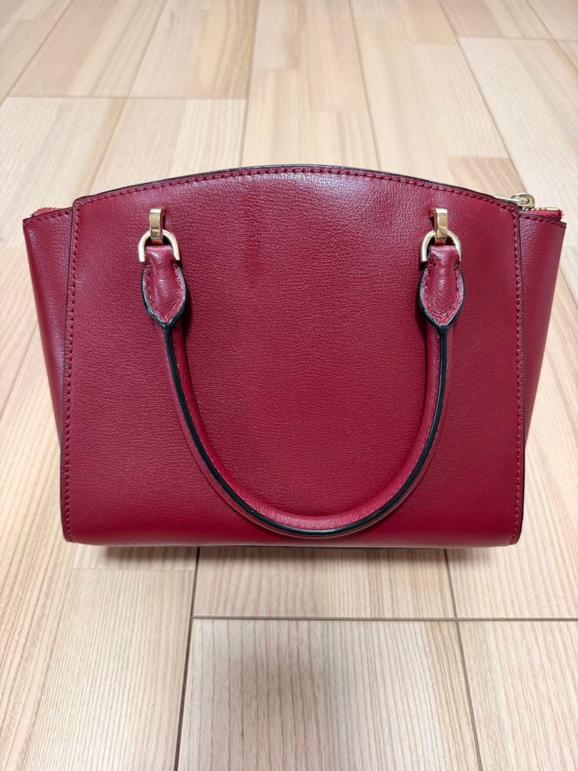 MICHAEL KORS バーガンディ ハンドバッグ — image 2