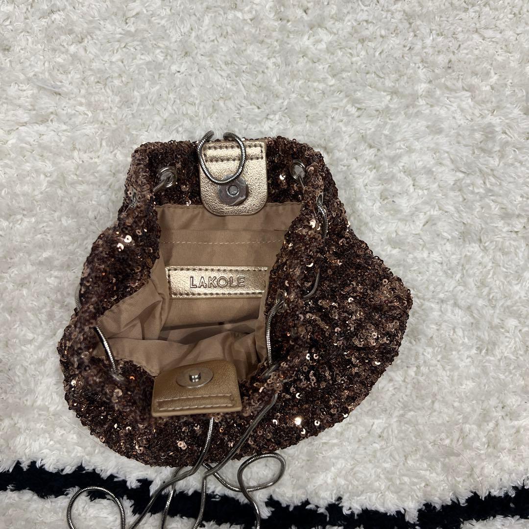 LAKOLE スパンコール バッグ — image 3
