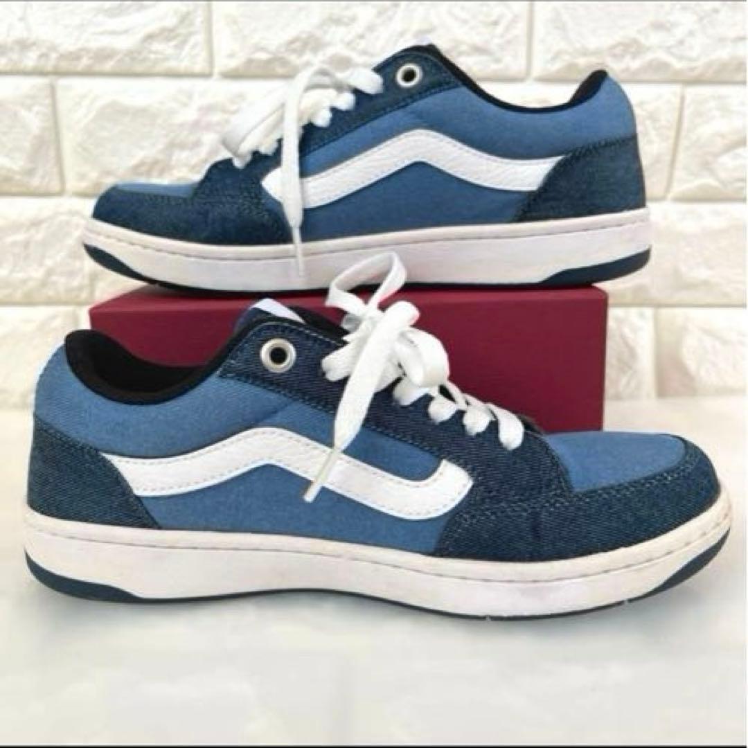 VANSカノーラネイビーブルー【バンズスニーカー24.0cm】 — image 2
