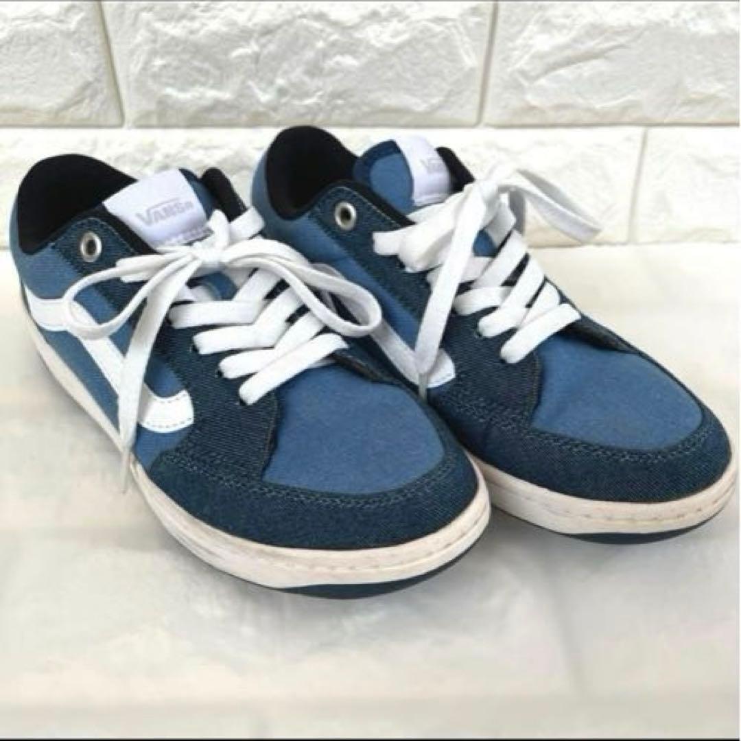 VANSカノーラネイビーブルー【バンズスニーカー24.0cm】 — image 4