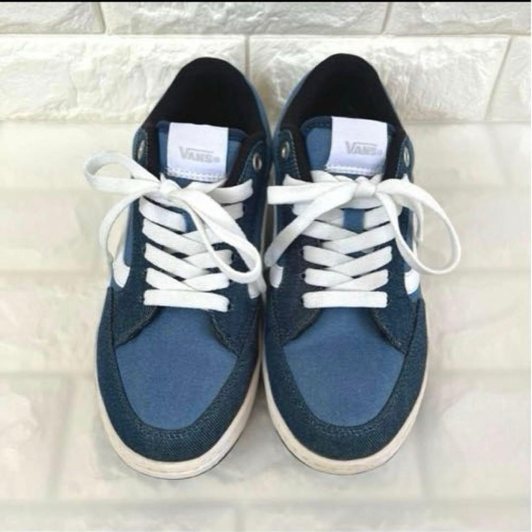 VANSカノーラネイビーブルー【バンズスニーカー24.0cm】 — image 5