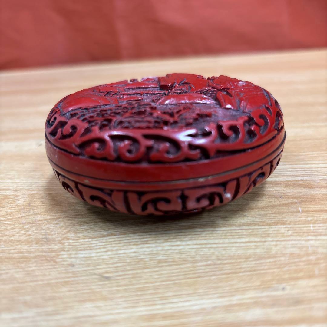 中国美術 堆朱 香合 時代物 唐物 — image 2