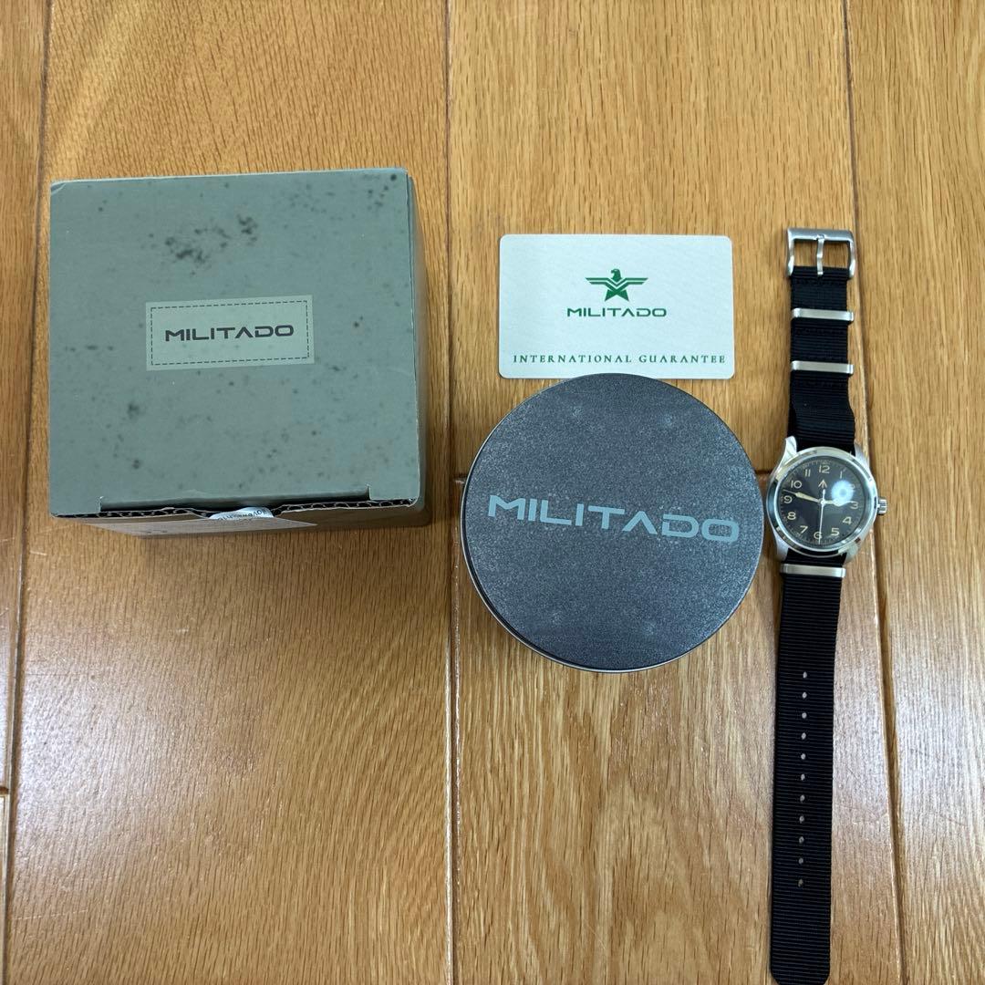 Militado ML08 38mm ミリタリーウォッチ 新品 サファイアガラス — image 2