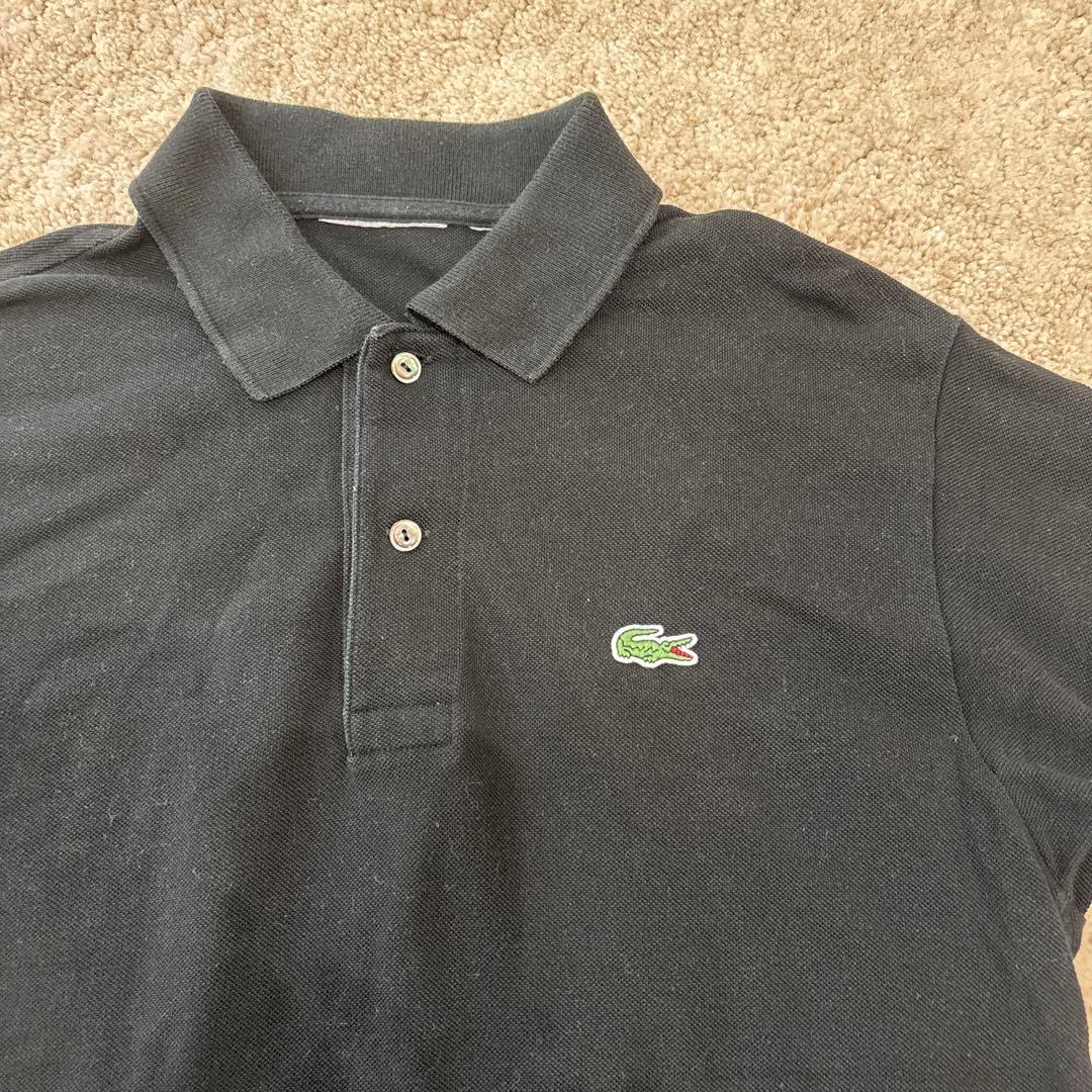 LACOSTE ポロシャツ 黒　Lサイズ — image 2