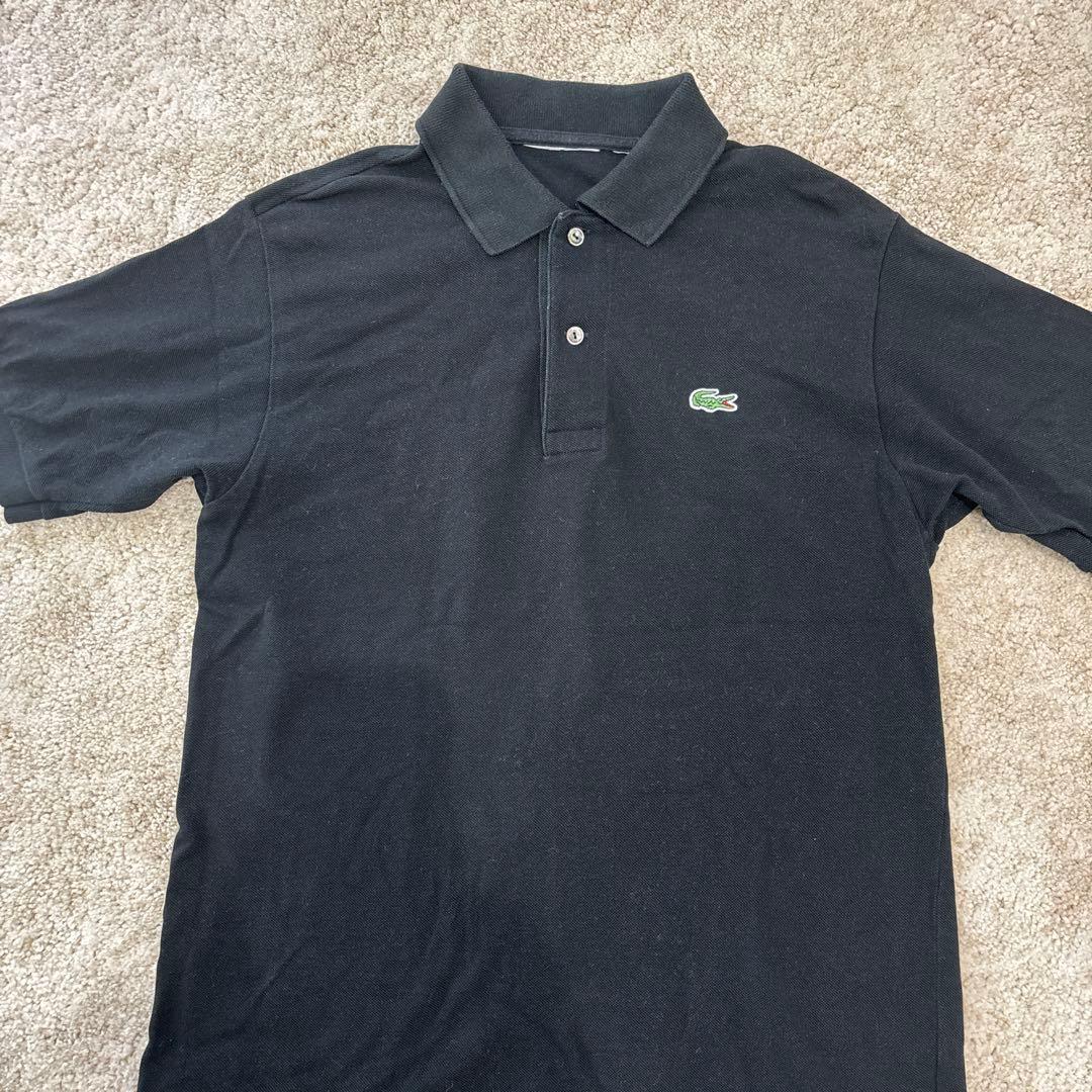 LACOSTE ポロシャツ 黒　Lサイズ — image 4