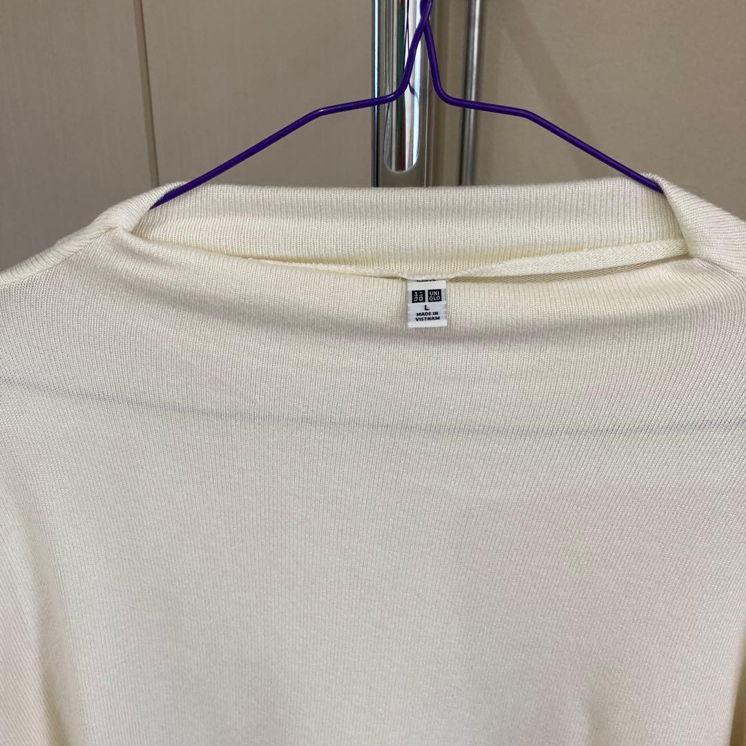 アイボリー 長袖 Tシャツ Lサイズ — image 2