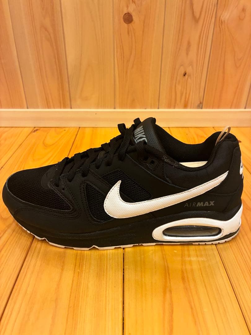 NIKE AIR MAX COMMAND エアマックス 黒 白 27.5cm — image 3