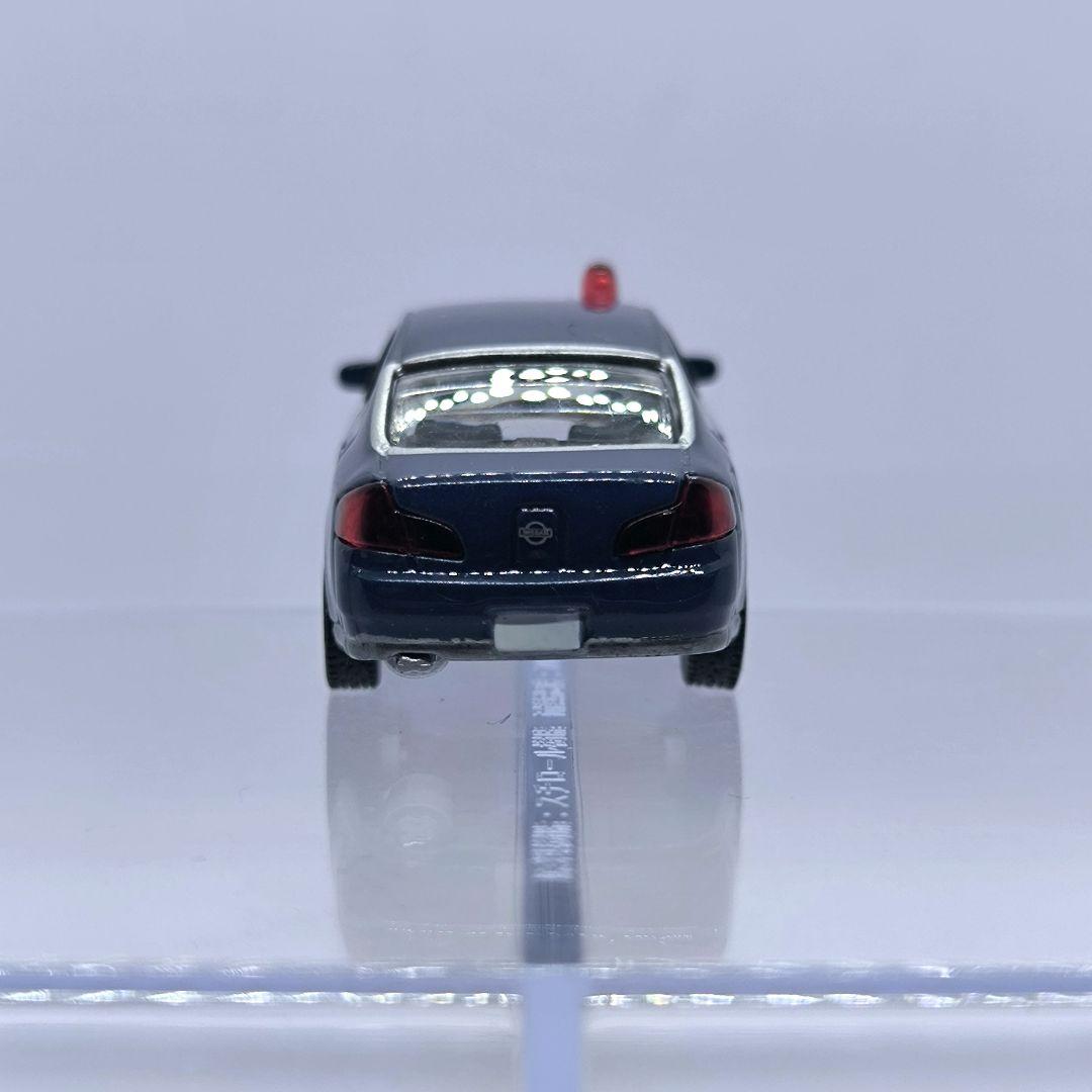 ミニカー 覆面パトカー 日産 スカイライン v35 紺 ネイビー 缶コーヒー — image 4