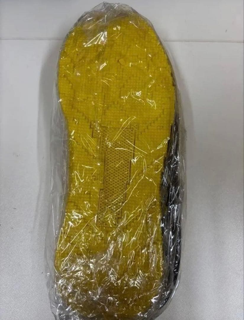 26cm メンズ スニーカー ランニング ウォーキング 黒/黄 軽量 通気性 — image 4