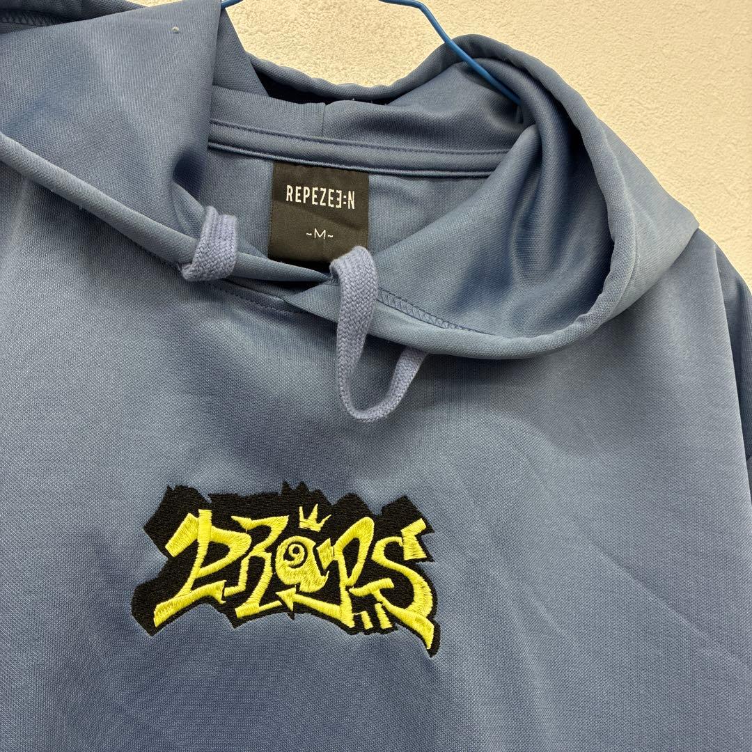 REPEZE3N 半袖パーカー ブルー Mサイズ　カ18 — image 2