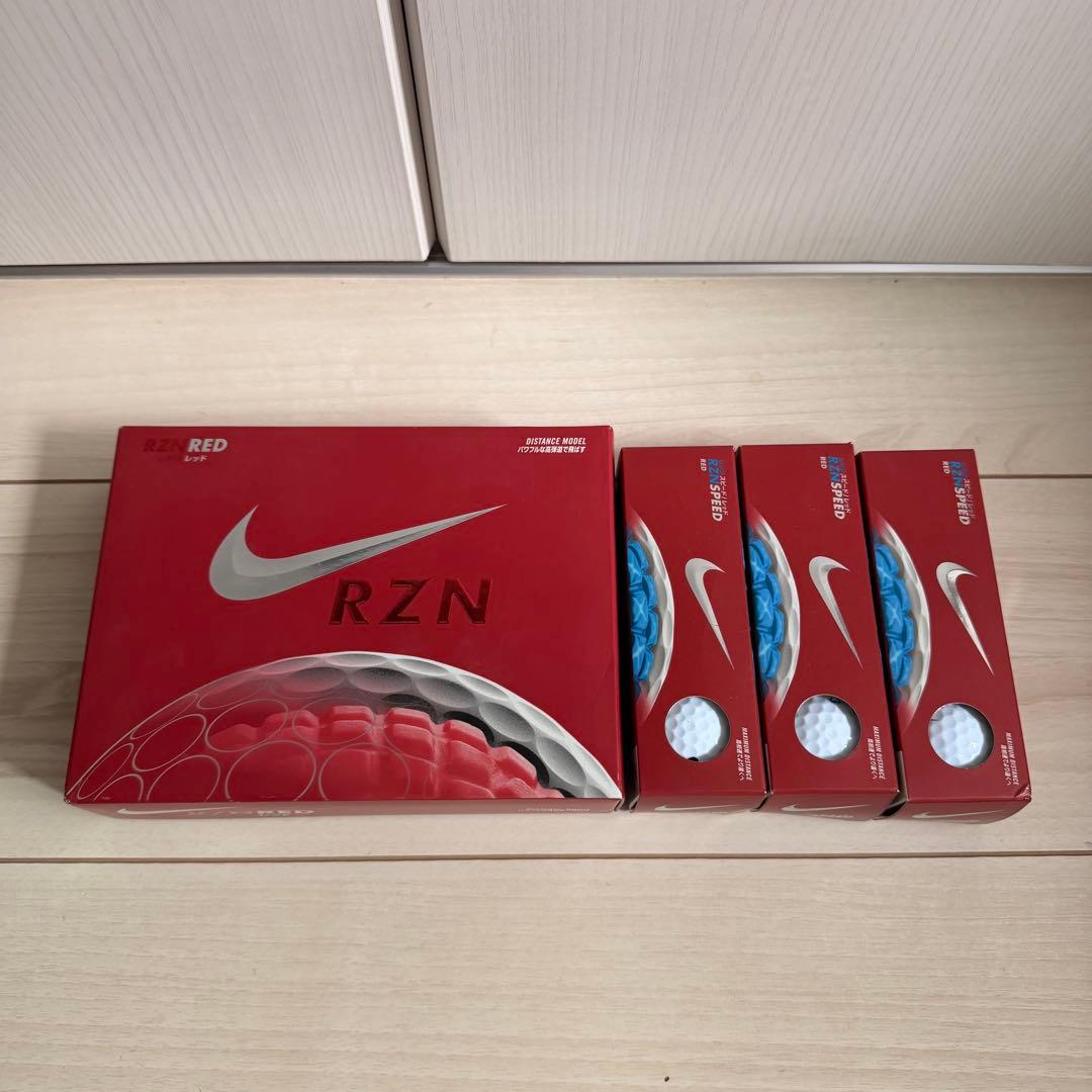 新品⭐️NIKE RZN SPEED RED RZN RED ゴルフボール セット — image 2