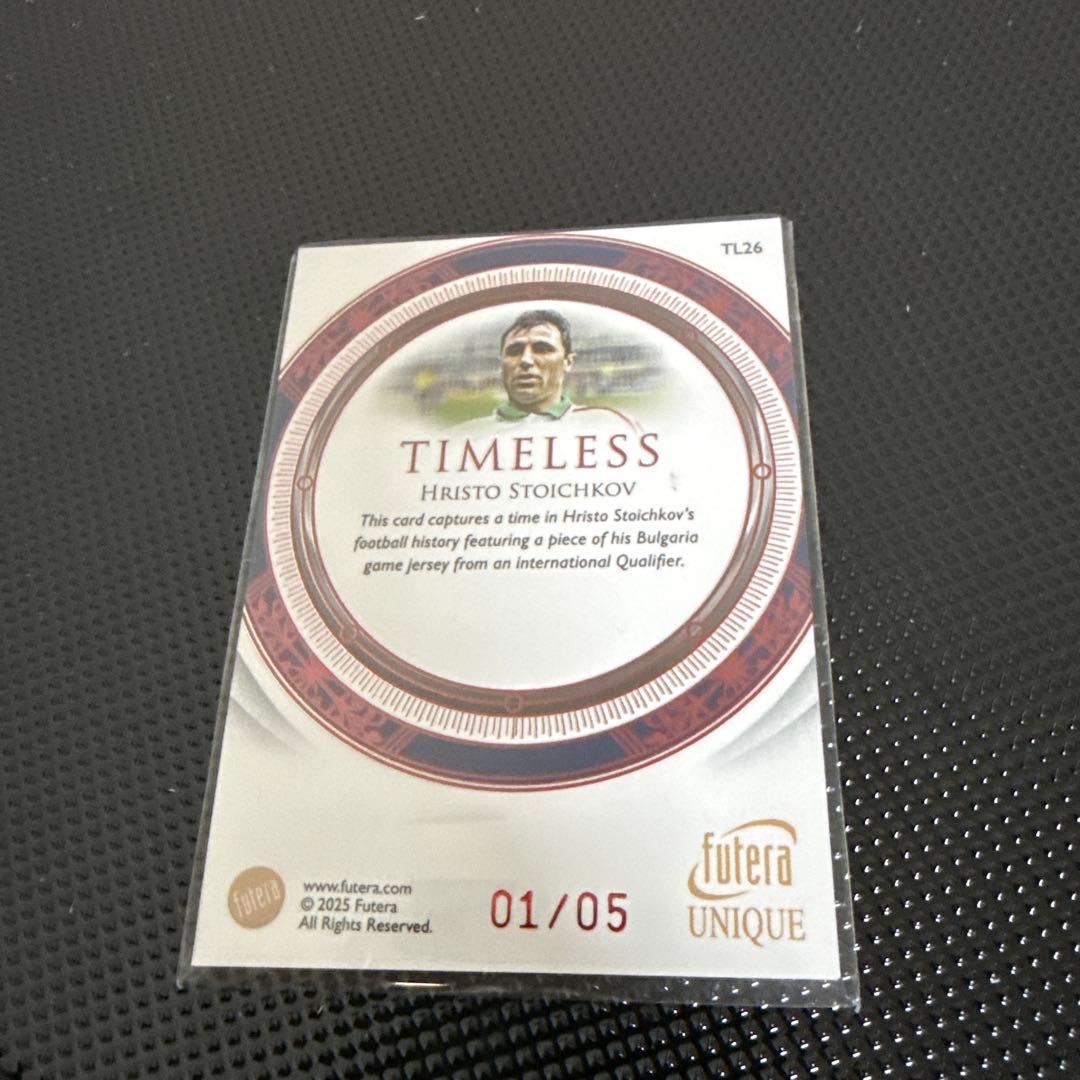 Hristo Stoichkov Futera Timeless 01/05 — image 2