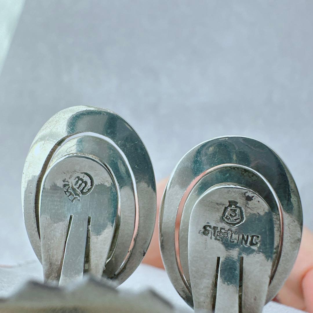 【J320】ヴィンテージ メキシコ　タスコ　ハンドメイド　イヤリング — image 3
