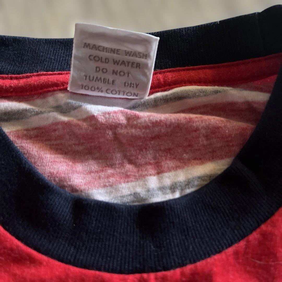 JIM THOMPSON 半袖 Tシャツ ボーダー レッド L — image 5