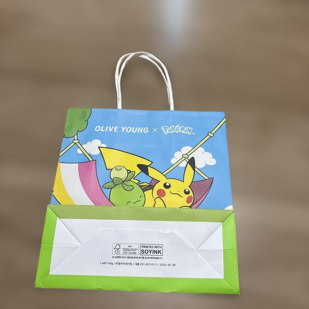 6月30日終了　OLIVE YOUNG × ポケモン ショップ袋 — image 2