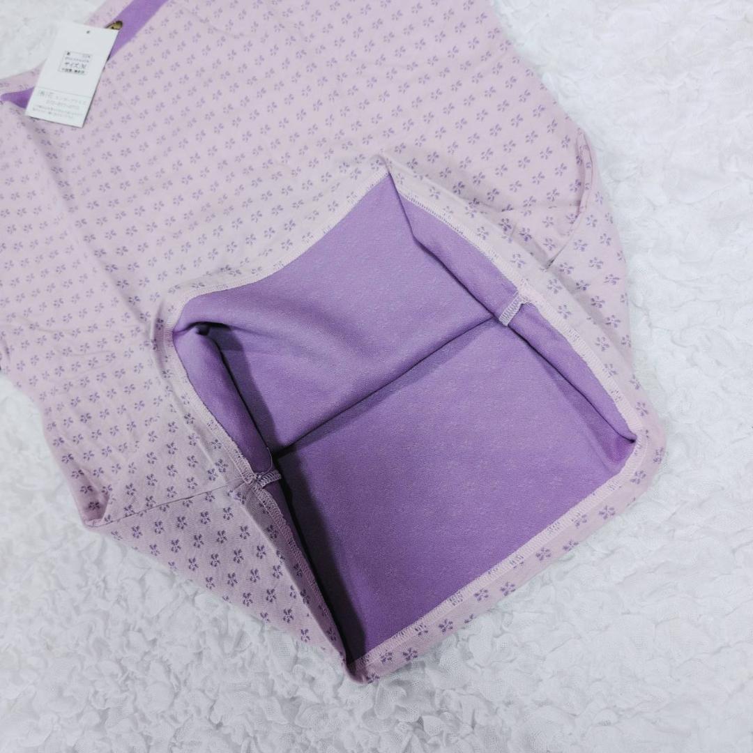 【新品】 花エンタープライズ カットソー レディース M パープル 七分袖 — image 5