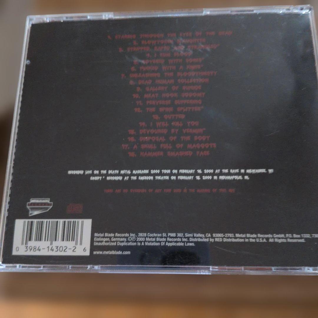 Cannibal Corpse Live Cannibalism CD — image 2