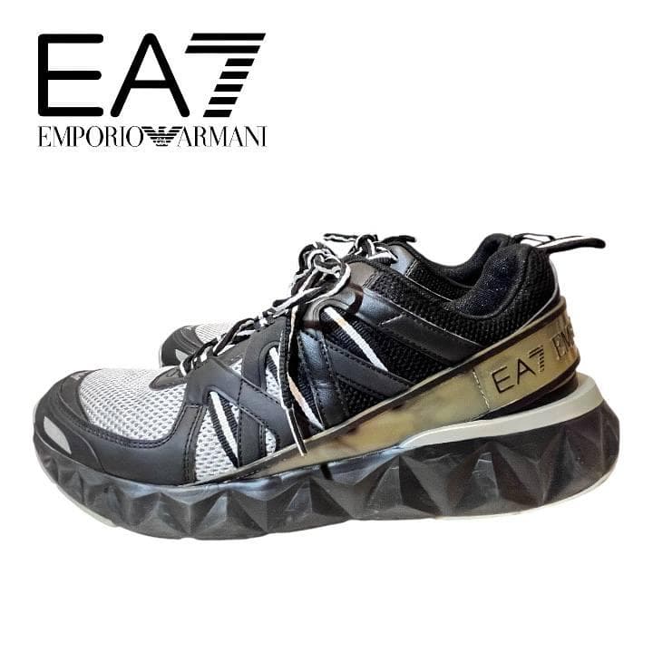 EA7 EMPORIO ARMANI スニーカーブラック×ホワイト 42 — image 2