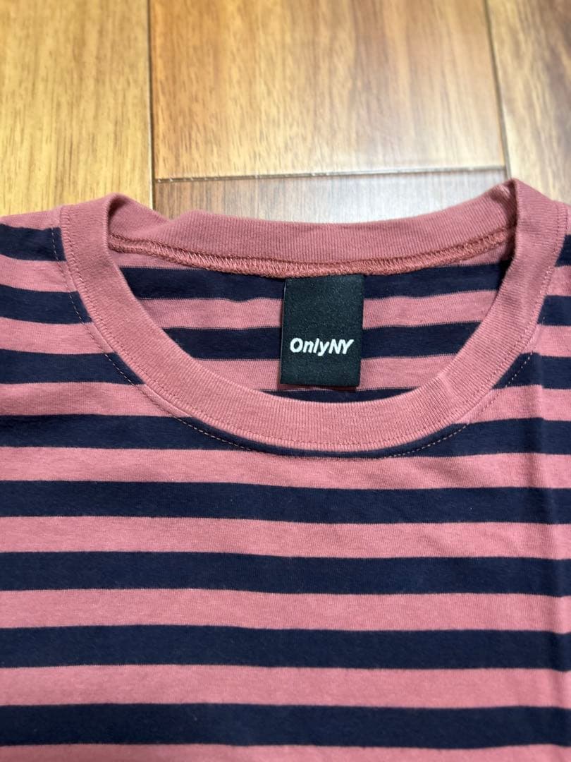 OnlyNY ストライプ Tシャツ ピンク/ネイビー — image 3