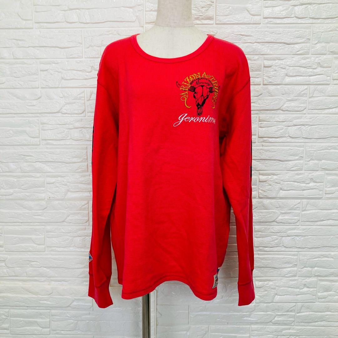 geronimo ジェロニモ 美品 カットソー レッド size L 1301 — image 2