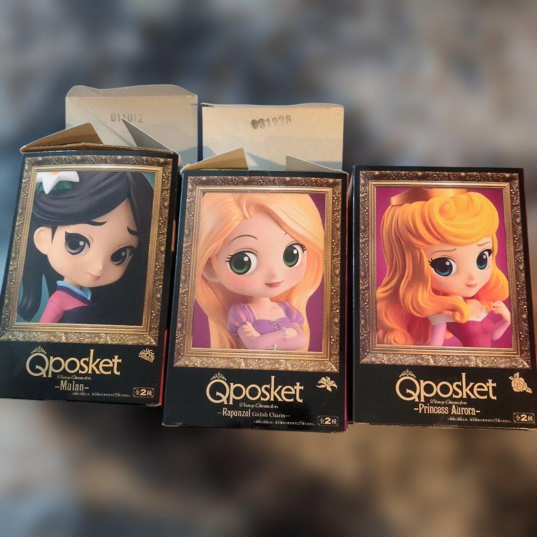 Qposket　ディズニー3つセット　1つ台座なし — image 4
